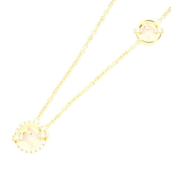 Fendi Gold Plated Rhinestone Necklace